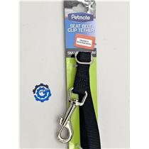 11480 NEW Petmate Seat Belt Clip Tether for Pets Small to Medium BLACK