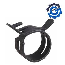 40 Pcs Black Hose Clamp 16MM Constant Tension Wide-Band Clamp Black CTB-16ST FK