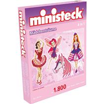 Ministeck Pixel Puzzle (32786): Girl Dreams (4in1) 1800 pieces LAST ONES!!