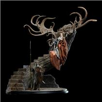 Weta Lord of the Rings Hobbit Master Collection Thranduil on Throne Statue HUGE