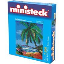 Ministeck Pixel Puzzle (31893): Palm Trees on a Beach 7200 pieces