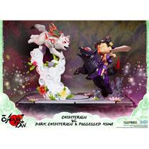 First4Figures Okami: Chibiterasu vs Dark Chibiterasu & Possessed Kuni Std Ed MIB