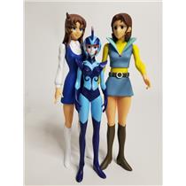 HL Pro Grendizer 9 inch Maria Grace Fleed & Hikaru Makiba & Rubina COMBO -3 figs