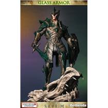 Gaming Heads Elder Scrolls V: Skyrim Glass Armor Regular Statue SEALED