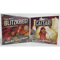 Paolo Mori's 2nd Ed Caesar! & 3rd Ed Blitzkrieg! Combo COMBINED SHIPPING SEALED