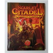 Scarlet Citadel: A Dungeon of Secrets RPG 5E by Kobold Press HC Book + Map Folio