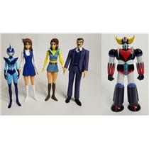 HL Pro 9 inch Manga Grendizer-Prof Umon-Maria Grace Fleed-Hikaru Makiba-Rubina