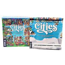 Cities Base Game + Cities: City Achievement by Devir Games - SEALED