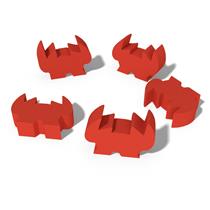 Fleet: Crab Meeples by Eagle Gryphon