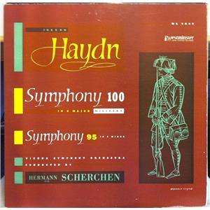 haydn scherchen hermann symphony vg wl lp 1950 record vinyl