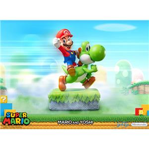 First4Figures Super Mario: Mario and Yoshi Standard Statue Mint in Box