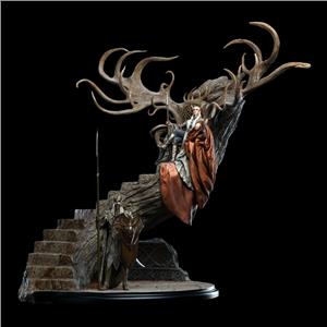 Weta Lord of the Rings Hobbit Master Collection Thranduil on Throne Statue HUGE