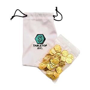 Tabletop Inc: Metal Coins by Cotswold Games - SEALEd