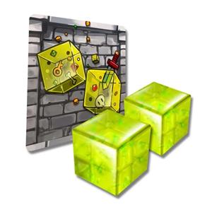 Dungeon Drop: Gelatinous Cubes Mini Expansion by Phase Shift Games - SEALED