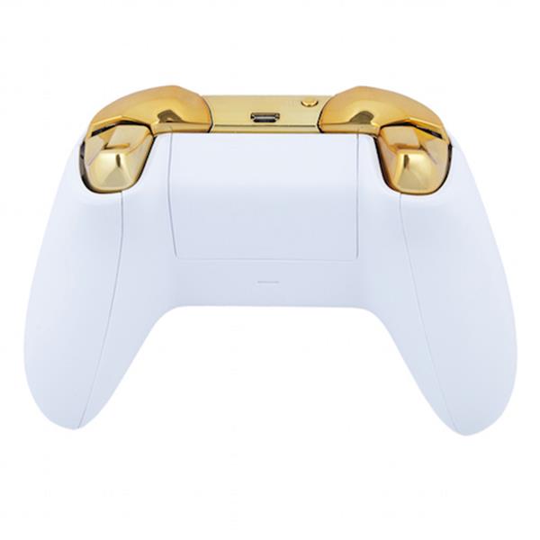 Mod Freakz Custom Series Xbox One Controller Shell Buttons Matte White With Gold Edition Mod Freakz