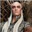 Weta Lord of the Rings Hobbit Master Collection Thranduil on Throne Statue HUGE