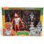 NECA Teenage Mutant Ninja Turtles TMNT Triceraton Infantryman & Roadkill Rodney