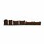 Catapult Feud: Set of 6 Brown Barricades by Vesuvius Media - SEALED