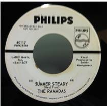 THE RAMADAS summer steady / lonely tears 7" VG+ WLP 40117 Vinyl 45 Record 1963