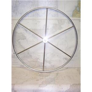 Boaters’ Resale Shop of TX 2111 0157.02 SS 32" STEERING WHEEL FOR 1" SHAFT