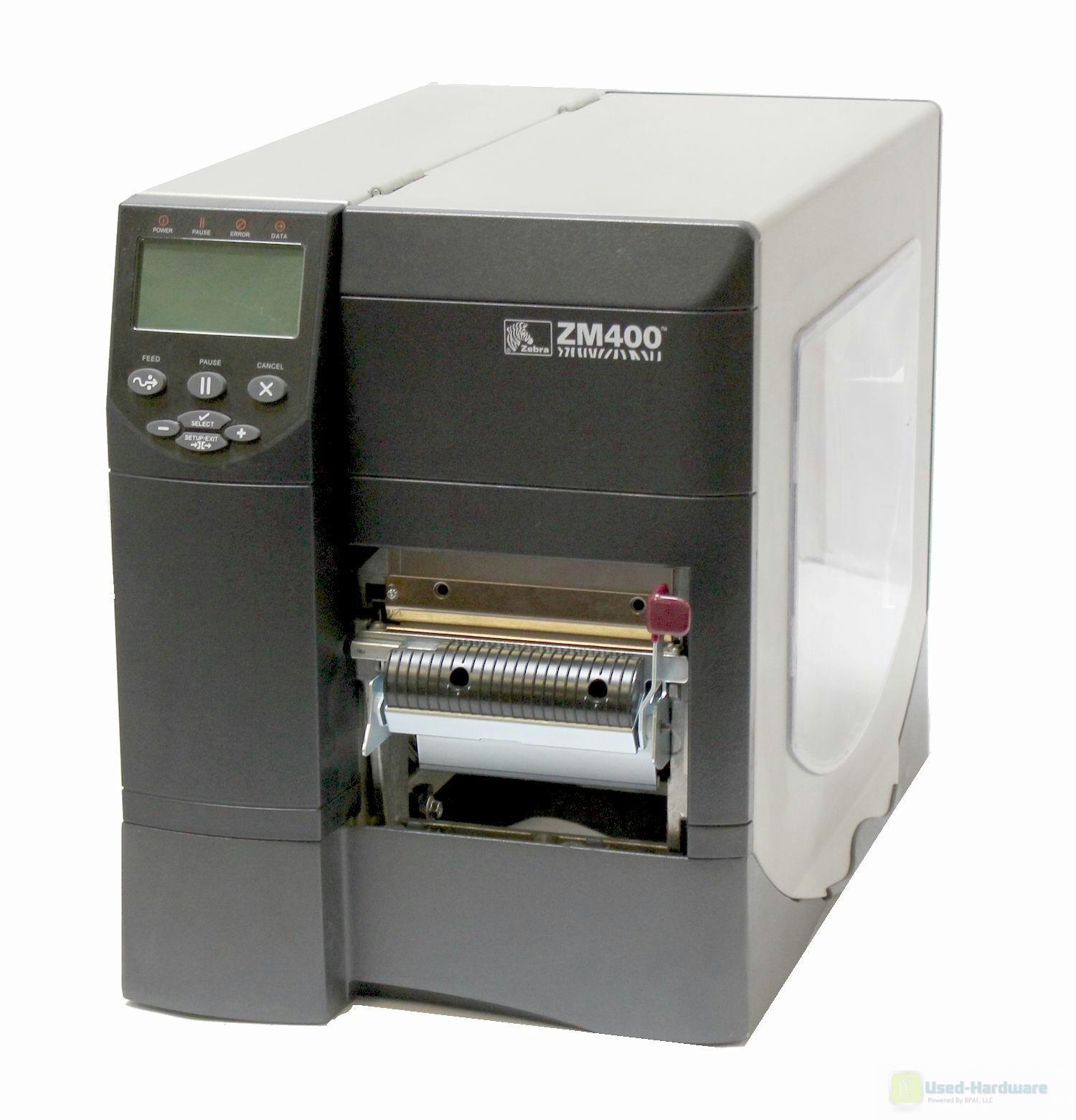 Zebra ZM400 ZM400-2001-3100T Thermal Barcode Label Printer ...