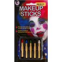 Highlite Makeup Sticks Red, Blue, Green, Black, White Crayons