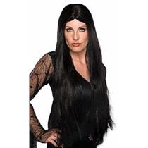 28" Long Black Witch Wig