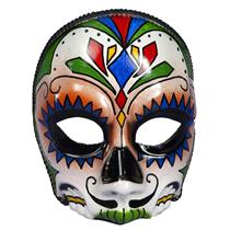 Men's Day Of The Dead Male Multi Colored Costume Mask