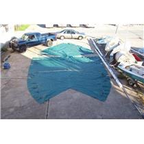 Boaters' Resale Shop of Tx 1311 1427.01 BOAT COVER & WEIGHTS FOR VALIANT 40