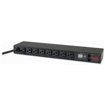 APC AP7801 Rack PDU Metered 1U 20A 120V, (8) 5-20 1920VA Power Distribution Ref