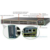 Cisco WS-C2960S-48LPS-L Catalyst 2960S 48-Ports PoE Gigabit Switch