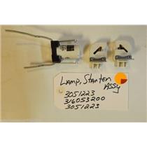 FRIGIDAIRE Stove 3051223  316053200  3051223  Lamp, starter USED PART