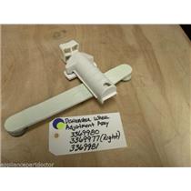 KENMORE DISHWASHER 3369980 3369977 3369981 RIGHT WHEEL ADJUSTMENT USED PART