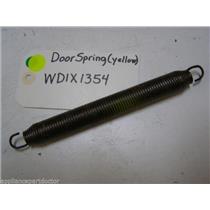 GE DISHWASHER WD1X1354 YELLOW DOOR SPRING USED PART ASSEMBLY