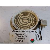 MAGIC CHEF STOVE 74002653 8203553 3189893 Element W/ limiter 1200 watt USED