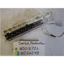 GE DISHWASHER WD21X726 WD6X248 Switch Pushbutton Lamp USED PART