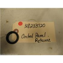 STOVE 318233720 BLACK CONTROL PANEL RETAINER USED PART ASSEMBLY