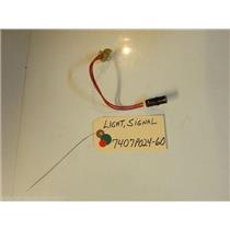 Magic Chef  STOVE 7407P024-60  Light, Signal   used