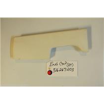 KENMORE STOVE 316267203  end cap (rt)  USED PART