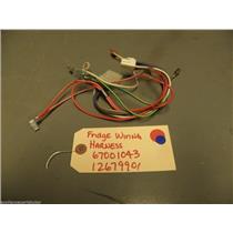 Kenmore REFRIGERATOR wiring Harness, Ff Module 67001043 12679901 USED PART
