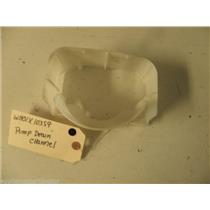 GE WASHER WH01X10359 PUMP DRAIN CHANNEL USED PART ASSEMBLY