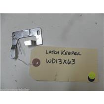 GE DISHWASHER WD13X63 LATCH KEEPER USED PART ASSEMBLY