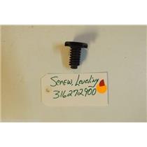FRIGIDARE STOVE 316272900 Screw,leveling used part