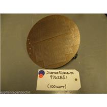 STOVE 9762851 7406P457-60 Surface Element 100 Watt   USED