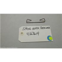 KITCHEN AID Dishwasher 4163619  Spring, Heater Retainer  USED PART