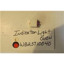 GE STOVE WB25T10040  Indicator Light-oven USED PART