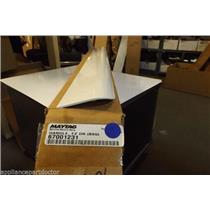 Maytag Amana refrigerator 67001231 Handle, Fz Door (bsq) white  NEW IN BOX