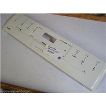 KENMORE STOVE 8273922 CONTROL PANEL (panel only) (bisque) (some scratches)