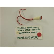 Model KSD441387 Vintage Montgomery Ward Stove Surface Indicator Light   used