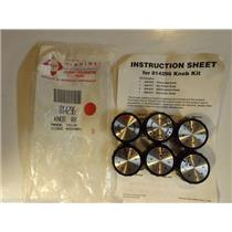 Whirlpool FSP Stove  814296 Knob Kit  NEW IN BOX